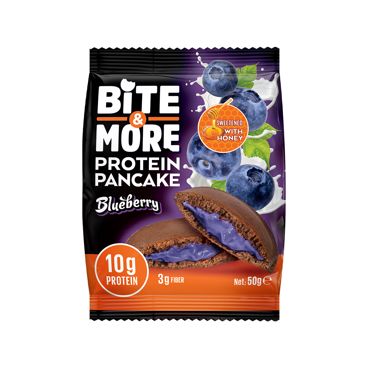 Bite & More Protein Pancake  12 Adet x 50 Gram