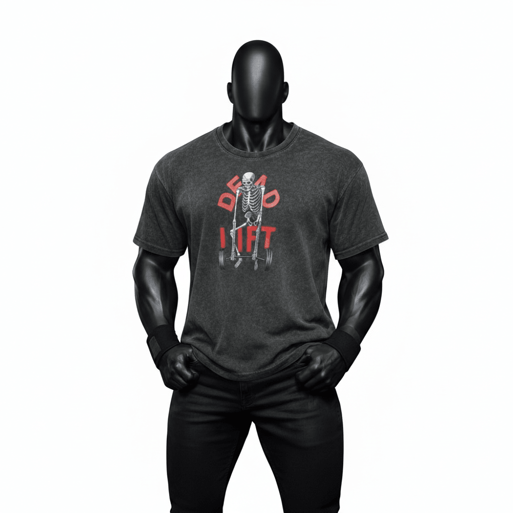 Dead Lift Baskılı Beast Mode Oversize Tişört - THE SUPPLEMENT STORE