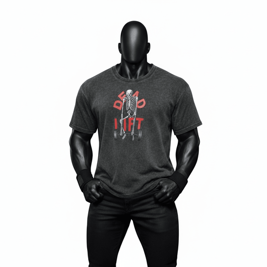 Dead Lift Baskılı Beast Mode Oversize Tişört - THE SUPPLEMENT STORE