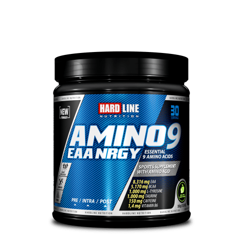 Hardline Amino9 EAA NRGY Yeşil Elma Limon 390g - THE SUPPLEMENT STORE