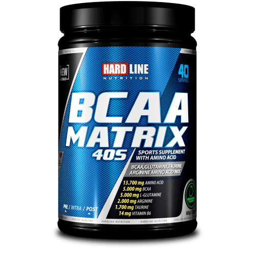 Hardline BCAA Matrix Yeşil Elma 600g - THE SUPPLEMENT STORE