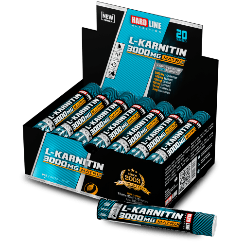 Hardline L - Karnitin Matrix 3000mg 20 Adet x 30ml - THE SUPPLEMENT STORE