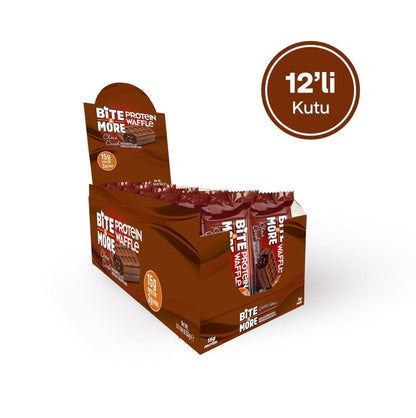 Bite&More Protein Waffle (55g x 12 Adet) - THE SUPPLEMENT STORE