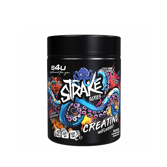 S4U Strike Series Creatine 300g - Aromasız Mikronize Kreatin - THE SUPPLEMENT STORE