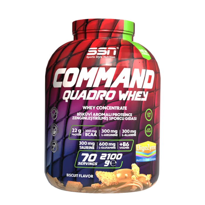 SSN Sports Style Nutrition Command Quadro Whey 2100Gr Protein Tozu - THE SUPPLEMENT STORE
