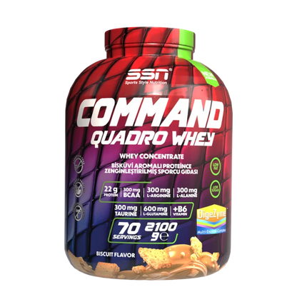 SSN Sports Style Nutrition Command Quadro Whey 2100Gr Protein Tozu - THE SUPPLEMENT STORE