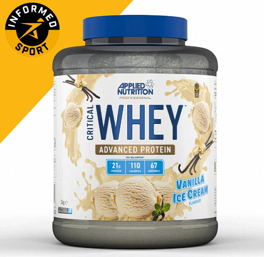 Applied Critical Whey Protein 2000 Gr (2000 Gr) Vanilla Ice Cream - THE SUPPLEMENT STORE