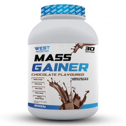 West nutrition Mass Gainer Karbonhidrat Tozu 3000 gr 30 Servis - THE SUPPLEMENT STORE