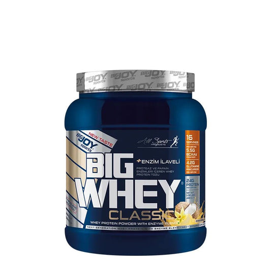 BIG JOY BIG WHEY Whey Protein Classic Hindistan Cevizi & Vanilya 488 Gram - THE SUPPLEMENT STORE