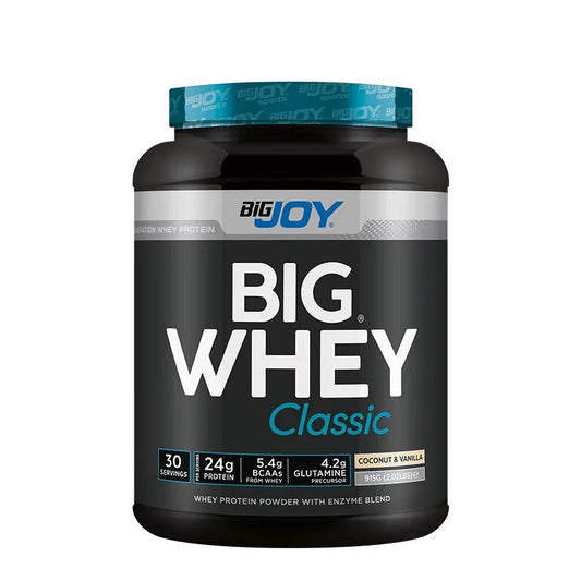 BIG JOY HİNDİSTAN CEVİZİ - VANİLYA BIGWHEY Whey Protein Classic 915 gram 30 servis - THE SUPPLEMENT STORE
