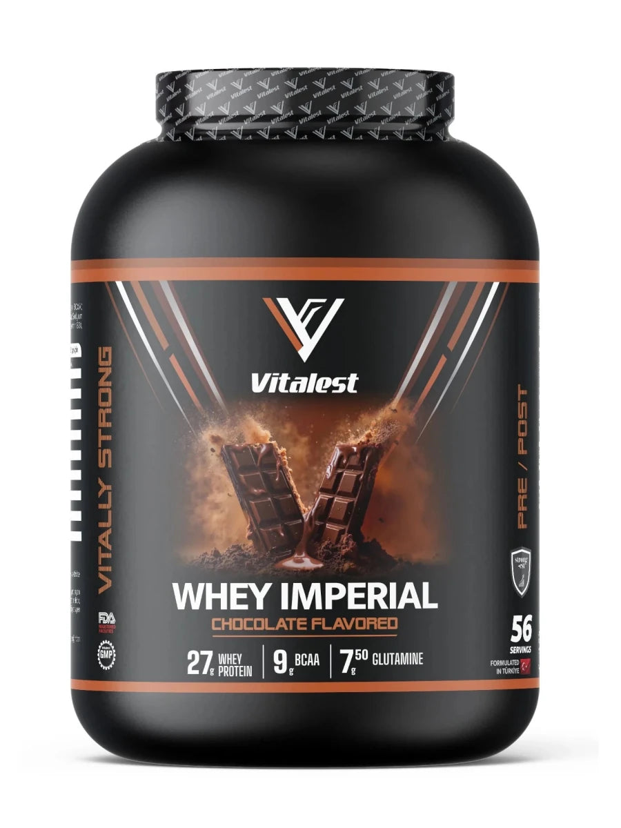 Vitalest Whey Imperial 2128G. Protein Tozu 56 Servis ÇİKOLATA - THE SUPPLEMENT STORE